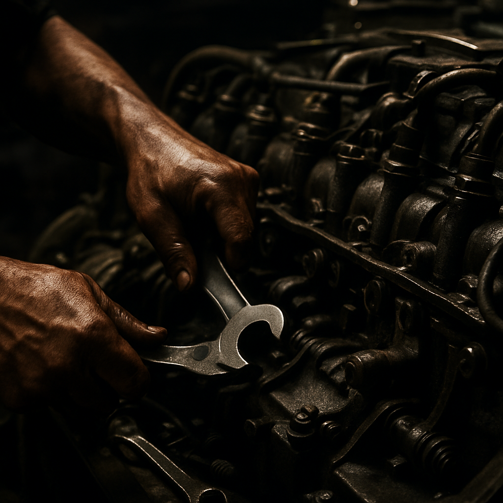 Diesel engine service