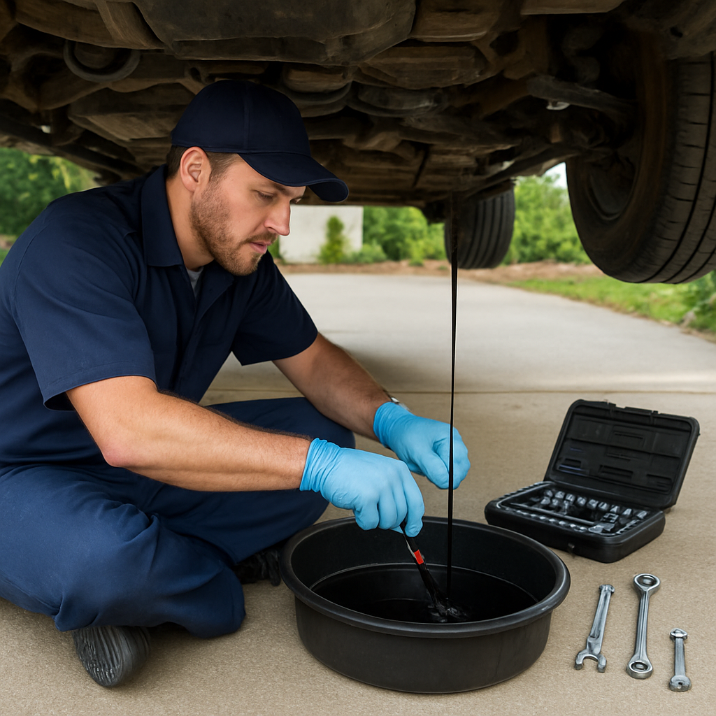 Oil change service